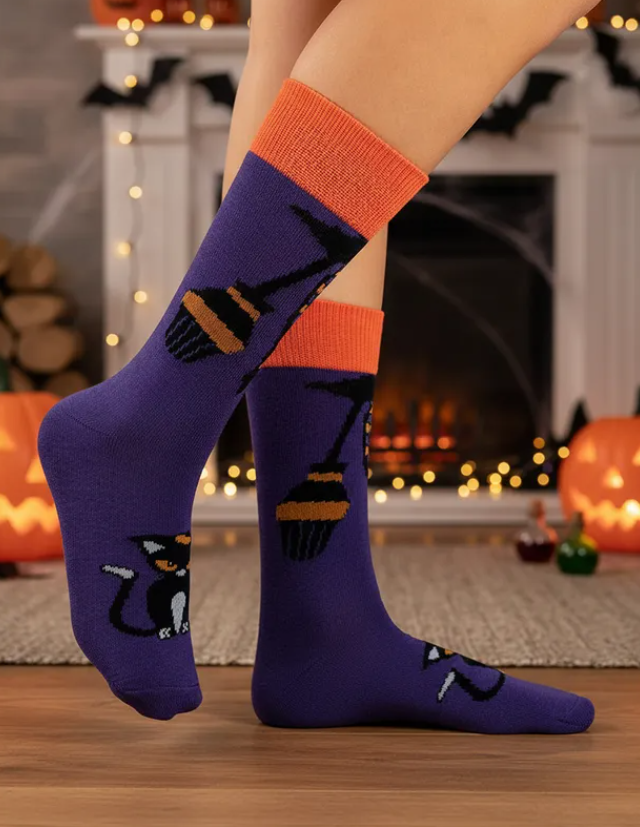 Calcetines Halloween "Bruja"
