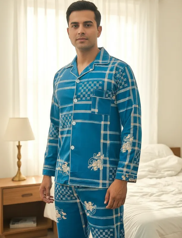 Pijama De Hombre HHH Color Azul