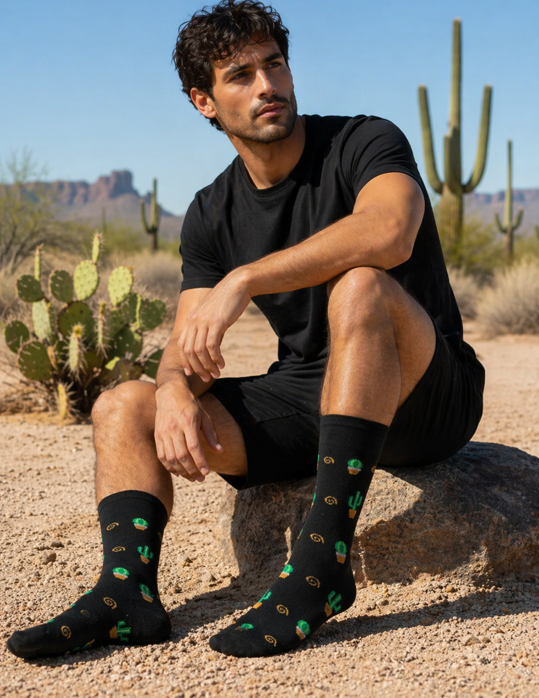 Calcetines Divertidos "Desierto"