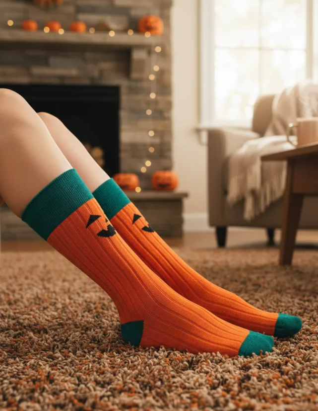 Calcetines Halloween "Calabaza"