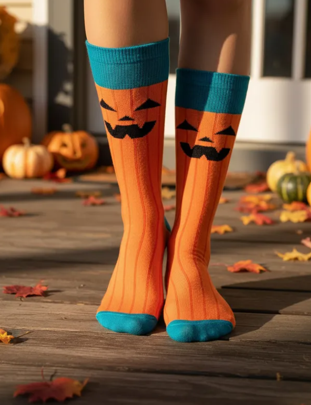 Calcetines Halloween "Calabaza"