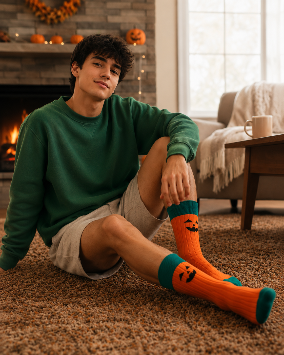 Calcetines Halloween "Calabaza"
