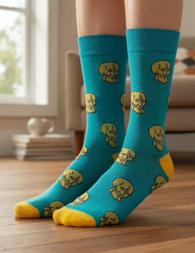 Calcetines Divertidos "Calamardo Guapo"