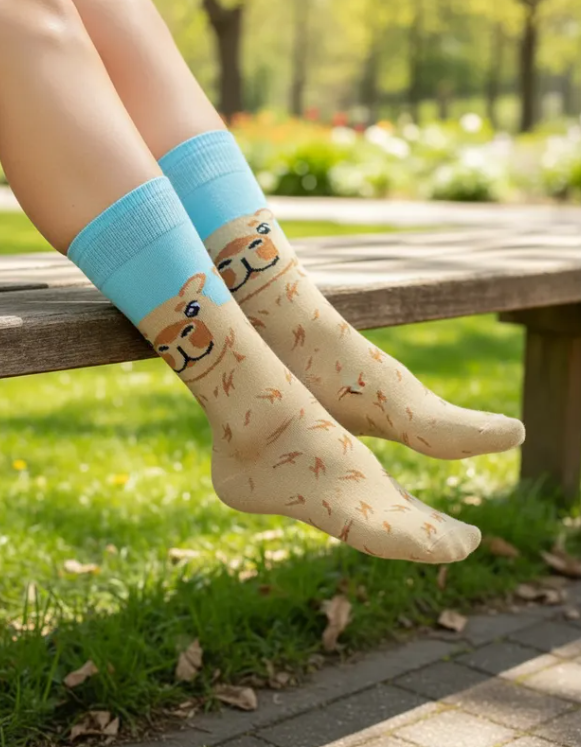 Calcetines Divertidos "Capibara"