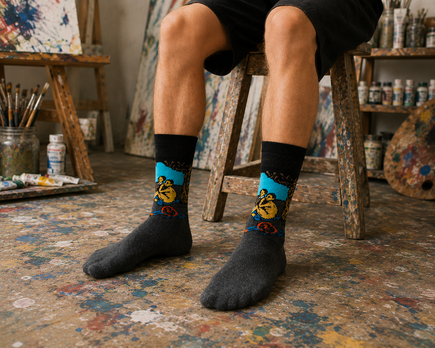 Calcetines Arte "Almuerzo En La Hierba"
