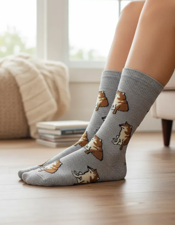 Calcetines Divertidos "Cheems"