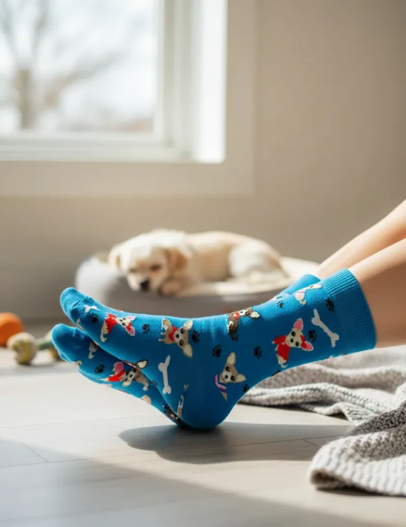 Calcetines Divertidos "Perritos Chihuahuas"