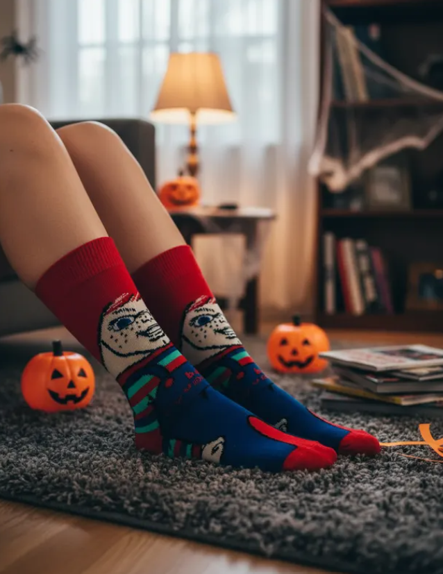 Calcetines Halloween Muñeco Del Chucky