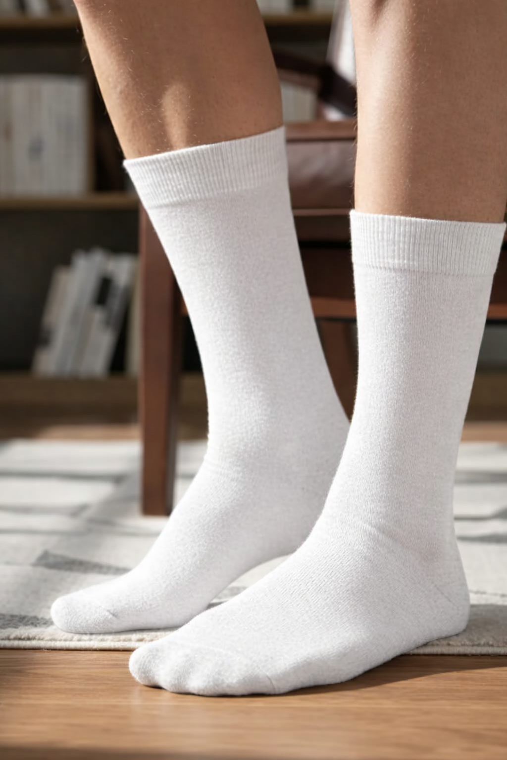 Calcetines Vestir Caballero Algodón Lisos Ejecutivos Elegantes Moda 5 Pares