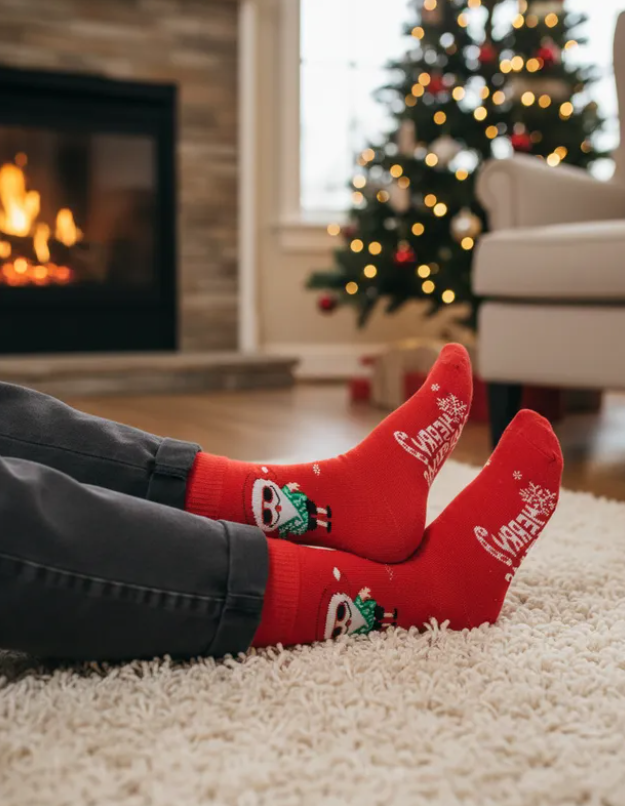 MAD BOX Calcetines Navidad Vestir Colores Moda 10 Pares