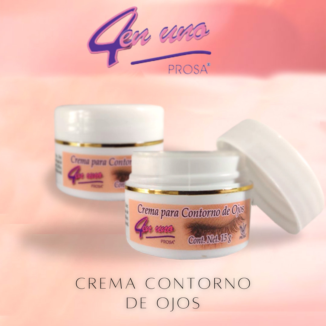 Set de Belleza Prosa 4 en 1 con Delineador, Aceite, Crema y 2 Rimels