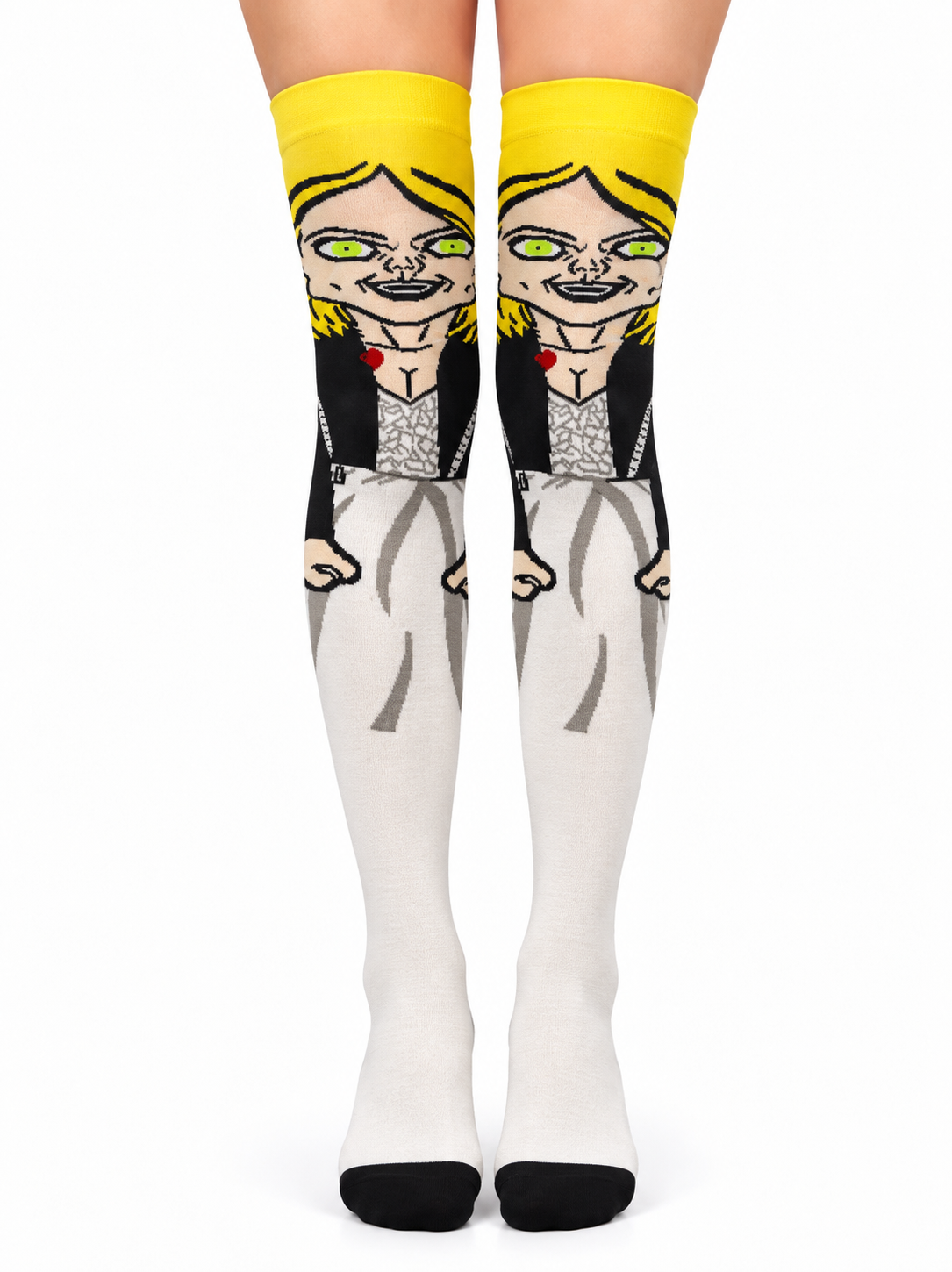 Medias Halloween Diseño De "Novia de Chucky"