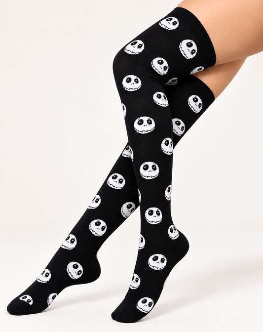 Medias Halloween Diseño De "Jack Caritas"