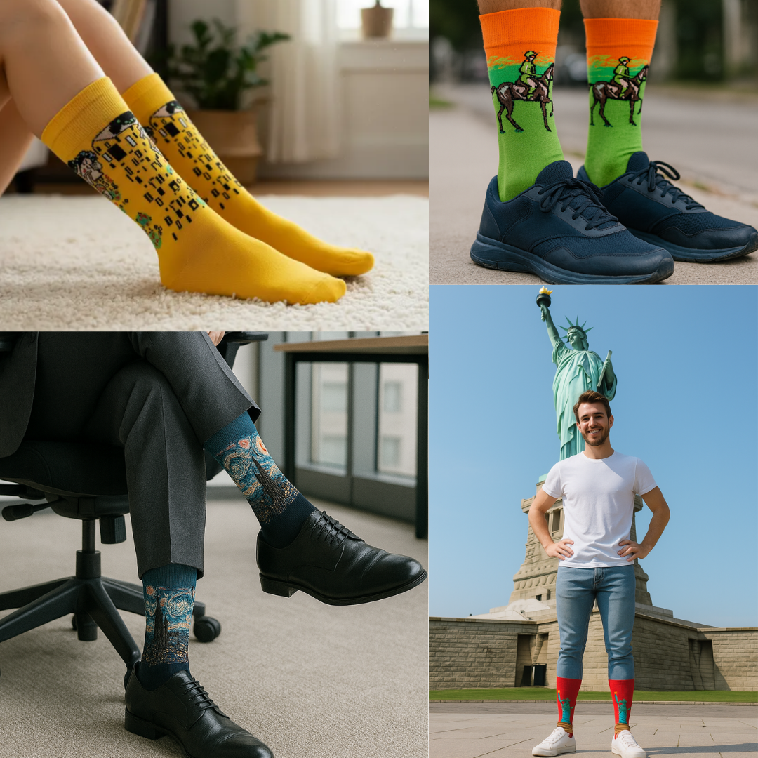 MAD BOX Calcetines Obras De Arte 6 Pares