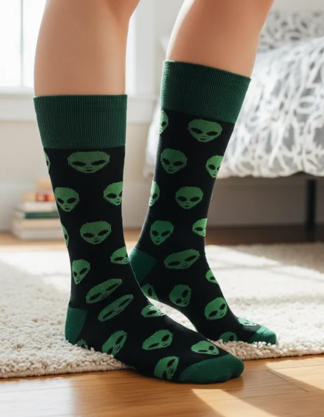 Calcetines Divertidos "Alien"