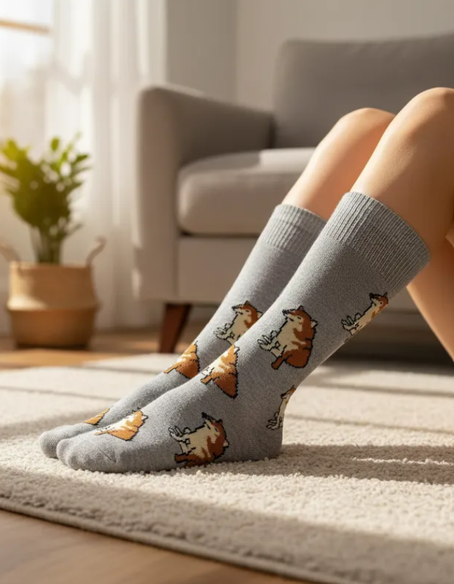 Calcetines Divertidos "Cheems"