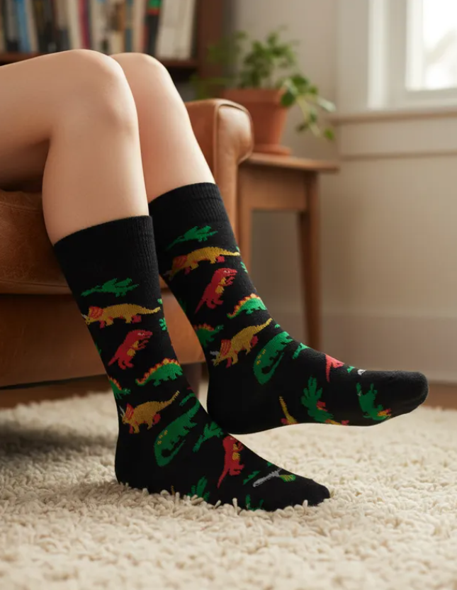Calcetines Divertidos "Dinosaurios"