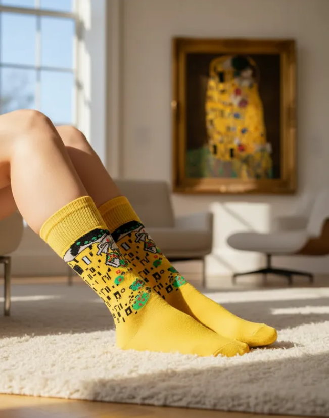 Calcetines Arte "El Beso"