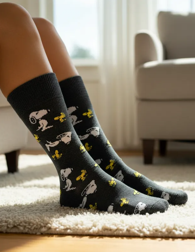 Calcetines Divertidos "Snoopy"