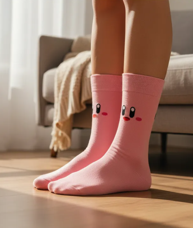 Calcetines Divertidos "Kirby"