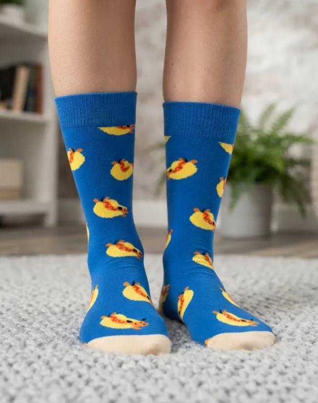 Calcetines Divertidos "Perro Salchicha"
