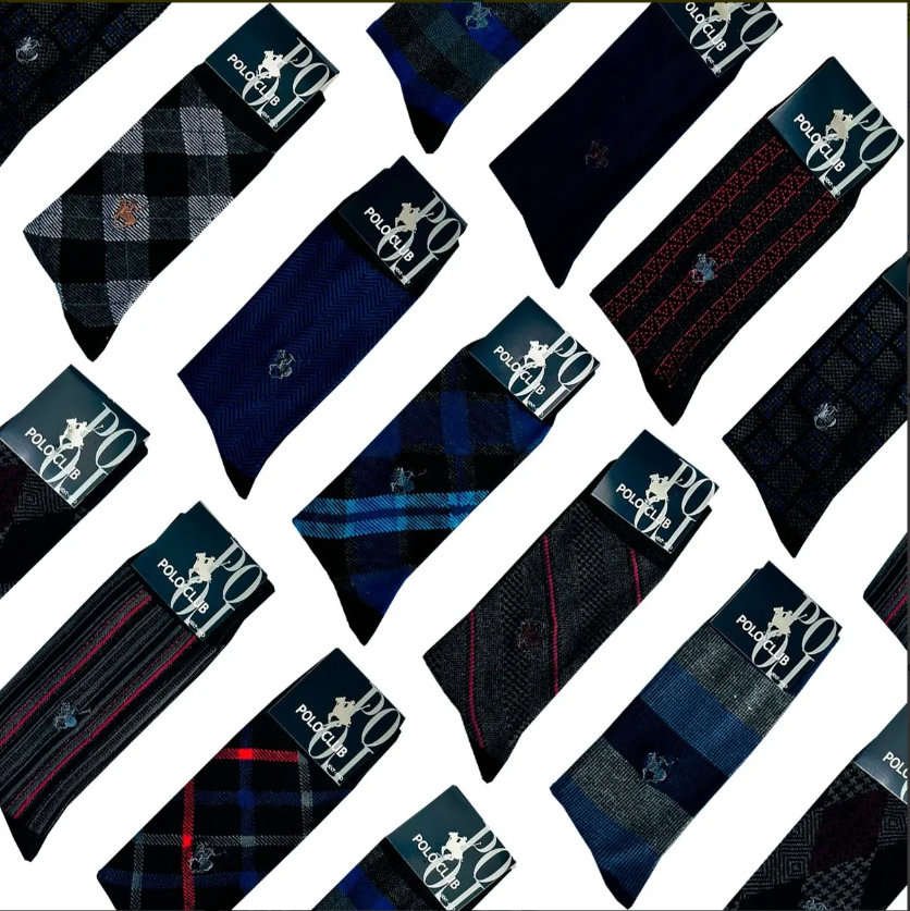 Calcepack Calcetines Vestir Polo Club De Caballero Elegante 12 Pares
