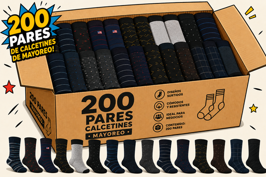 LOTE Calcetines De Vestir 200 PARES (ENVIO GRATIS)