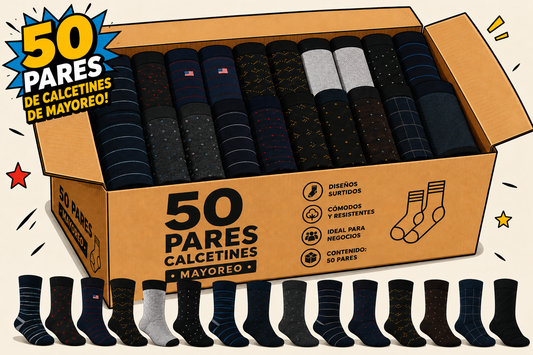 LOTE Calcetines De Vestir 50 PARES (ENVIO GRATIS)