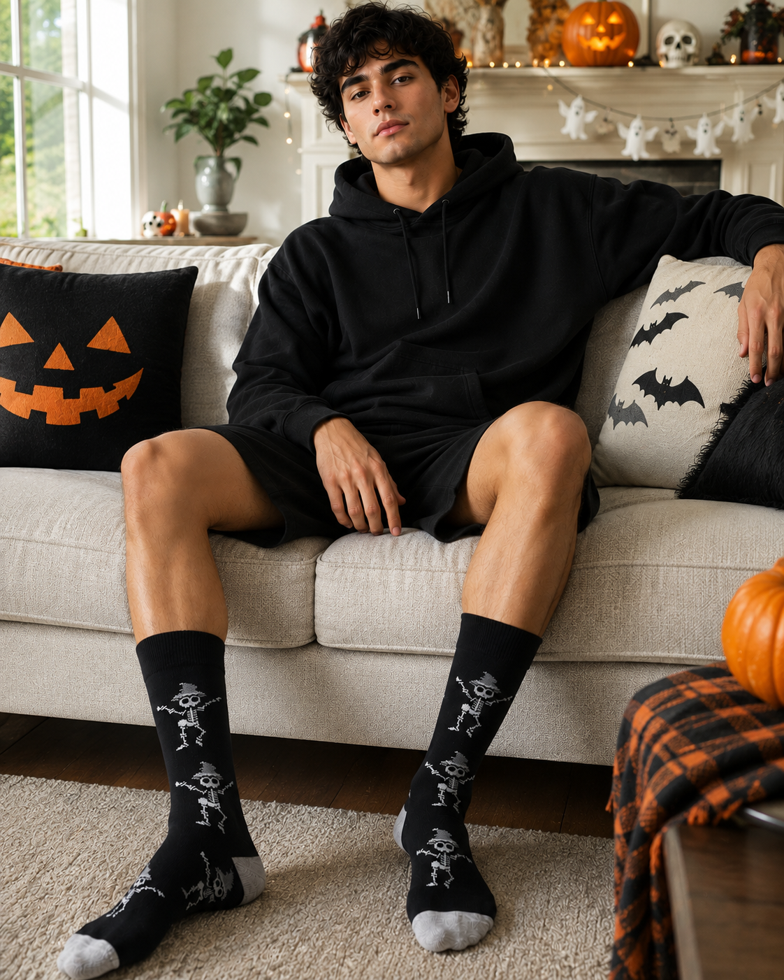 Calcetines Halloween "Calaveras Bailando"