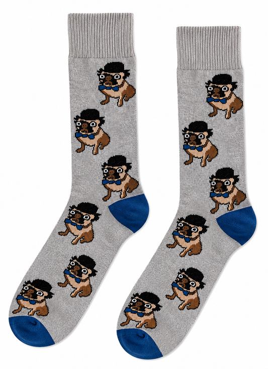 Calcetines "Pug Elegante"