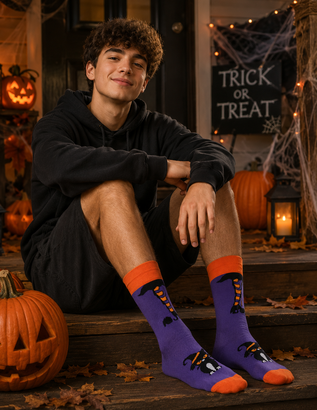 Calcetines Halloween "Bruja"