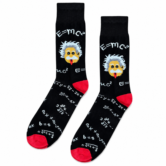 Calcetines Divertidos "Albert Einstein"