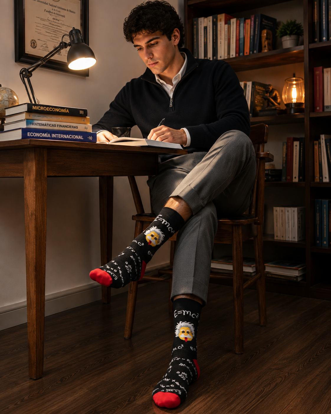 Calcetines Divertidos "Albert Einstein"