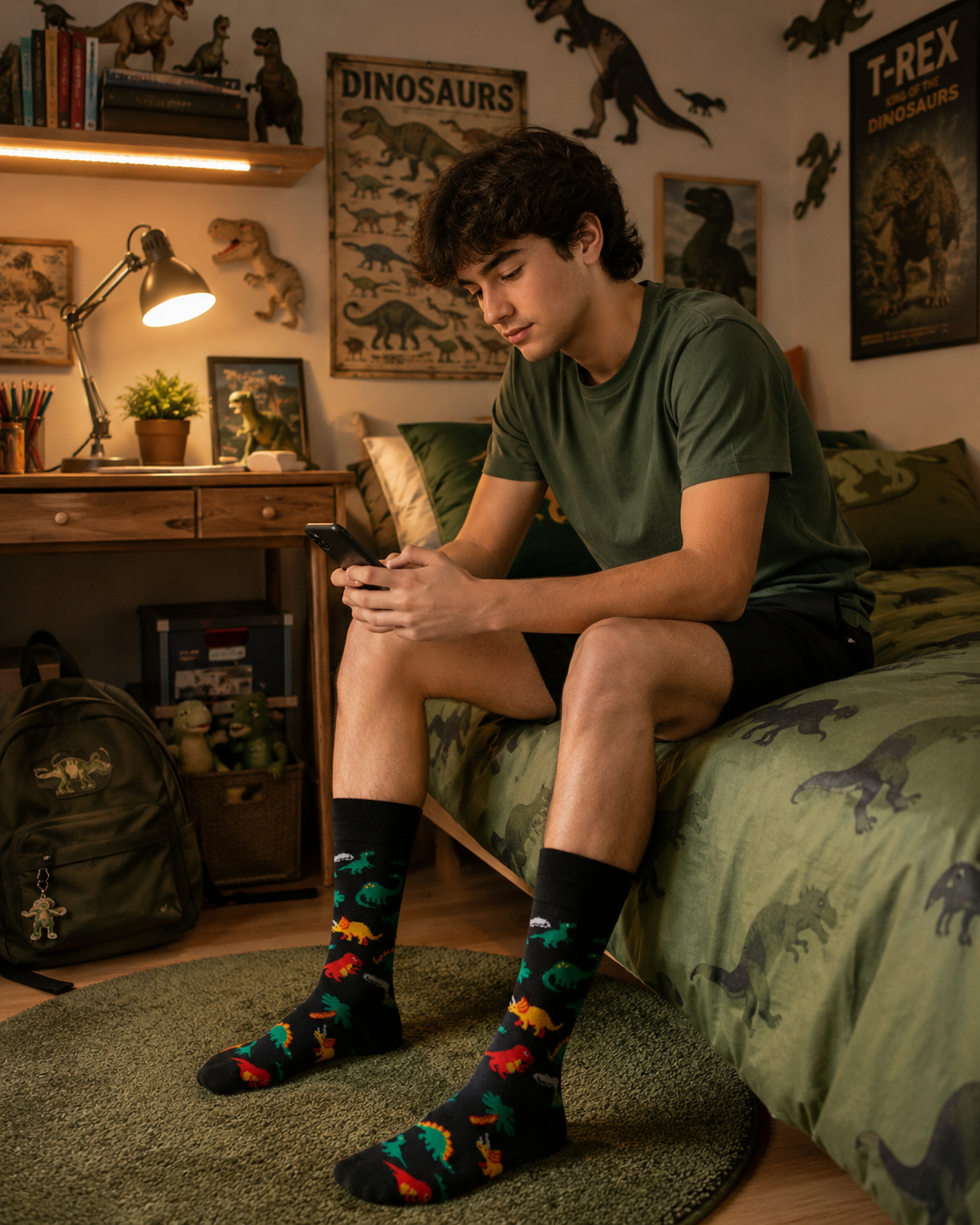Calcetines Divertidos "Dinosaurios"