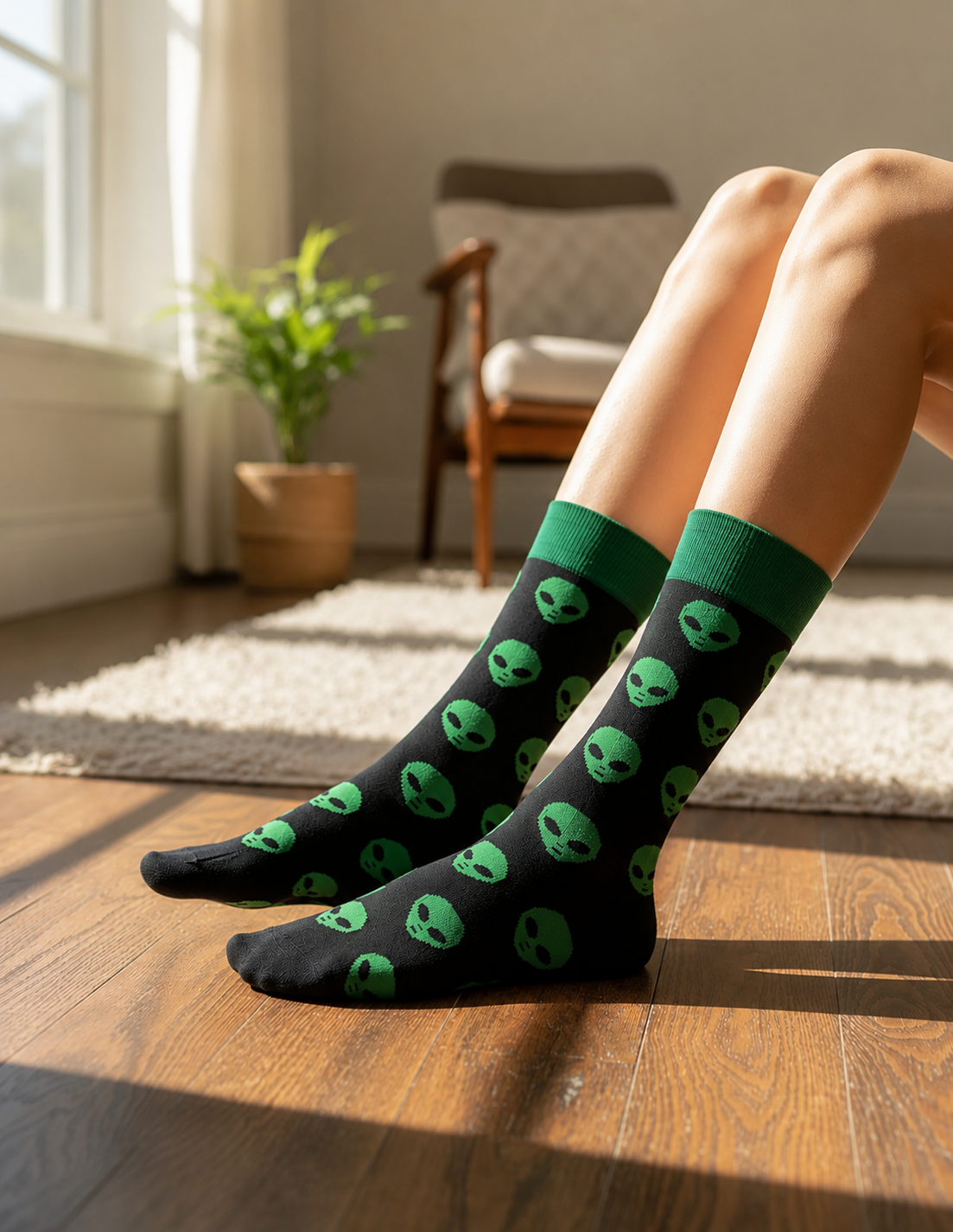 Calcetines Divertidos "Alien"