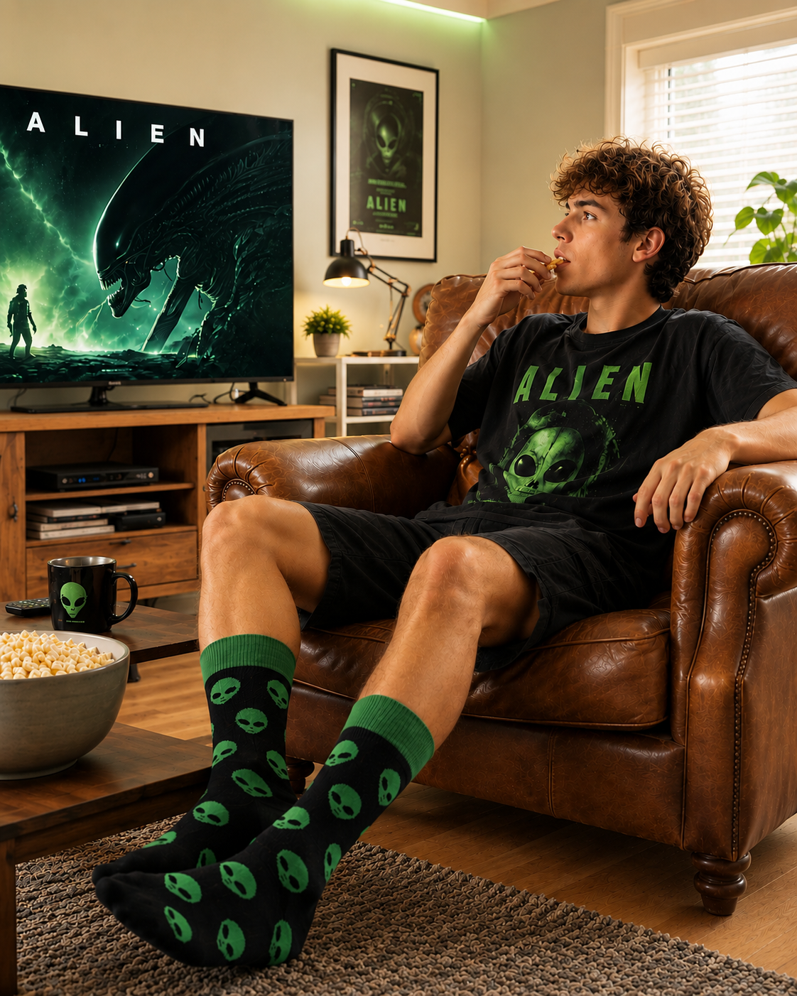 Calcetines Divertidos "Alien"