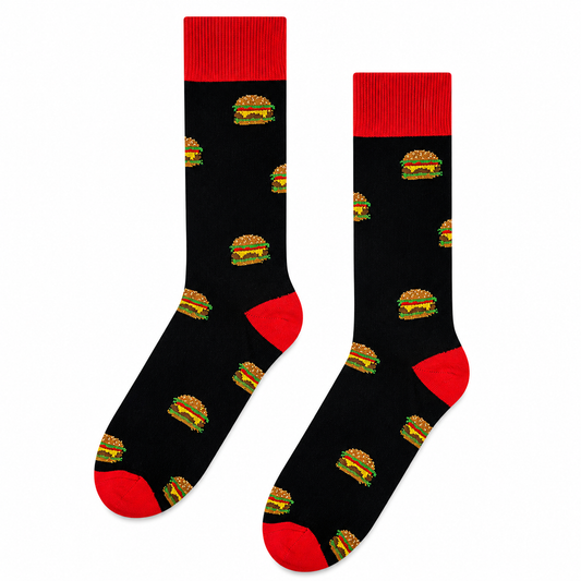 Calcetines Divertidos "Hamburguesas"