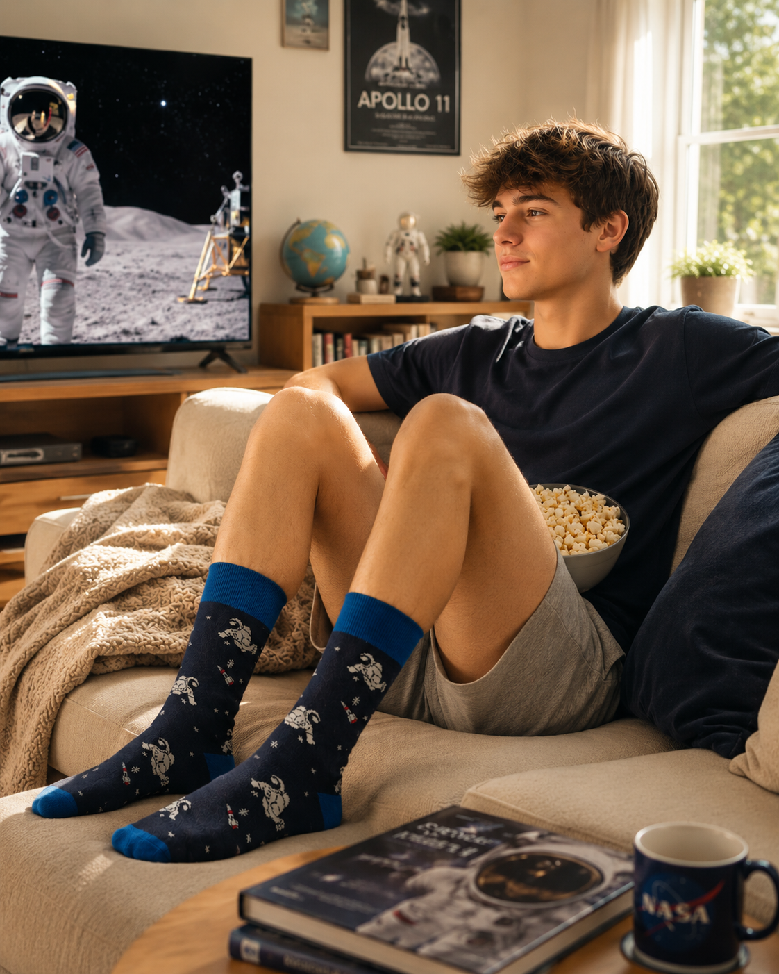 Calcetines Divertidos "Astronautas"