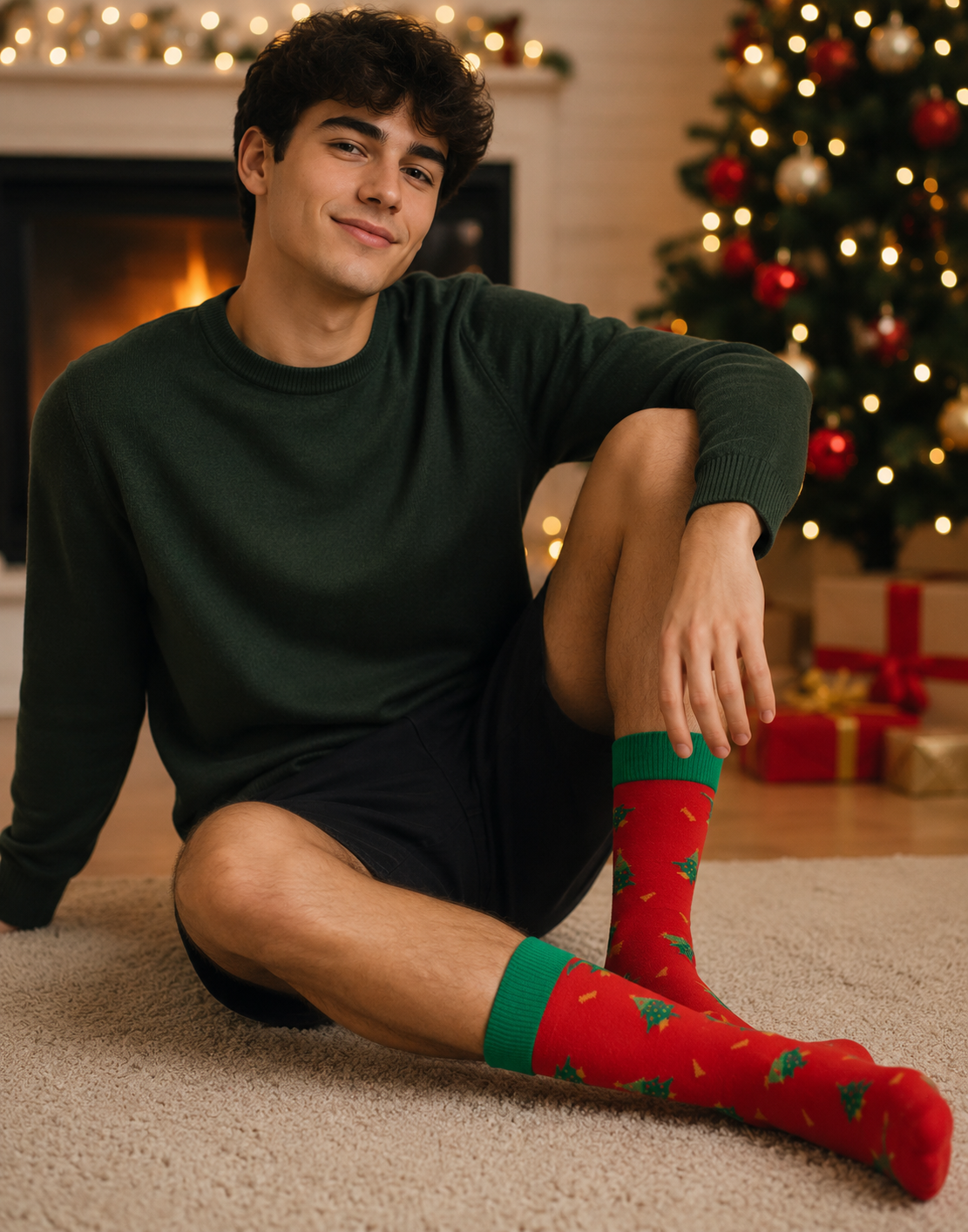 Calcetines Navidad / "Pinos Navideños"