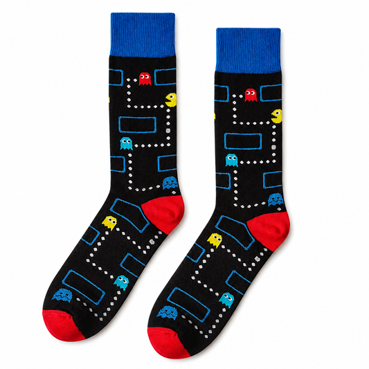 Calcetines Divertidos "Pantalla Pac-Man"