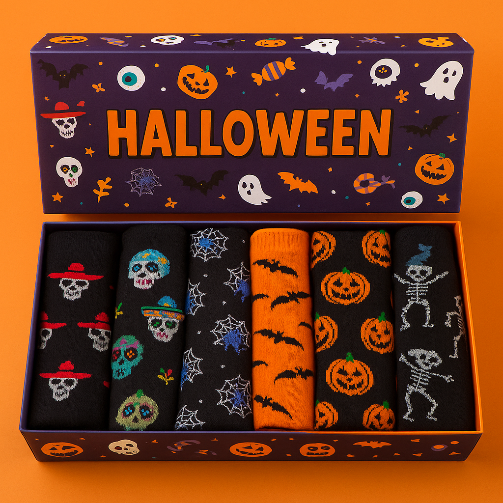 MAD BOX Calcetines Halloween 10 Pares