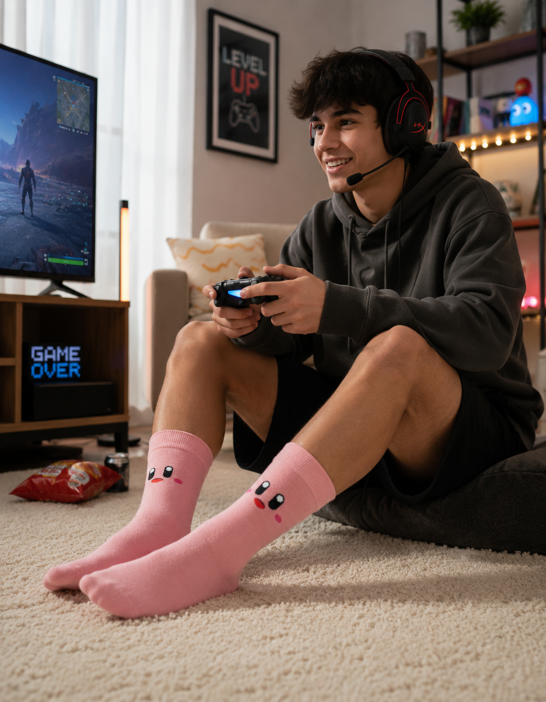 Calcetines Divertidos "Kirby"