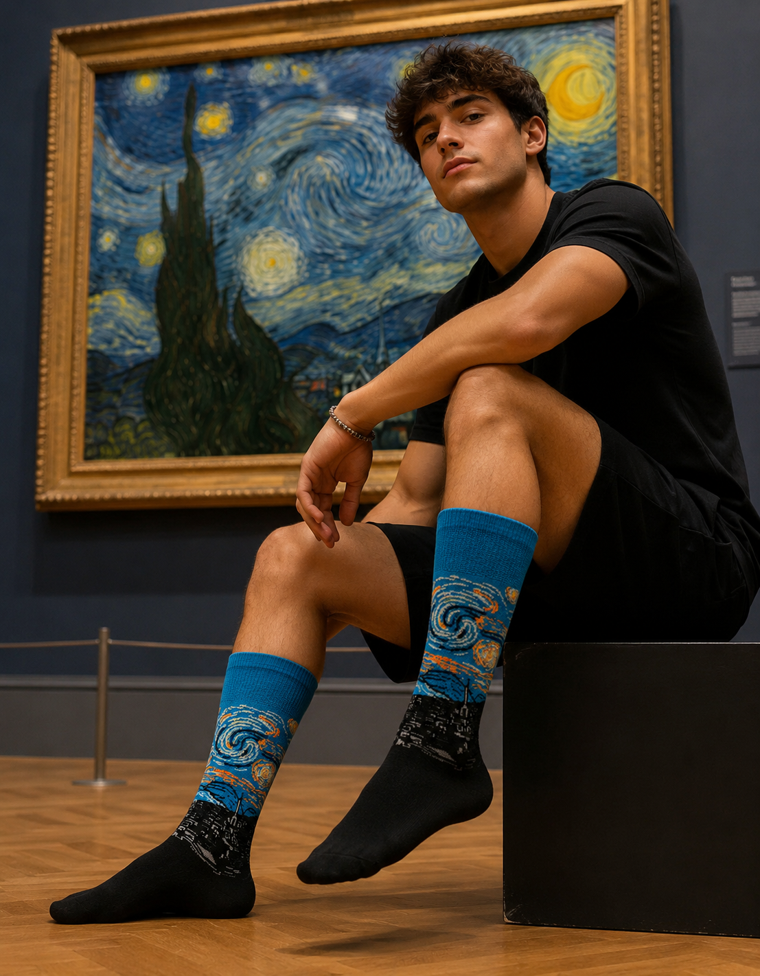 Calcetines Arte "La Noche Estrellada"