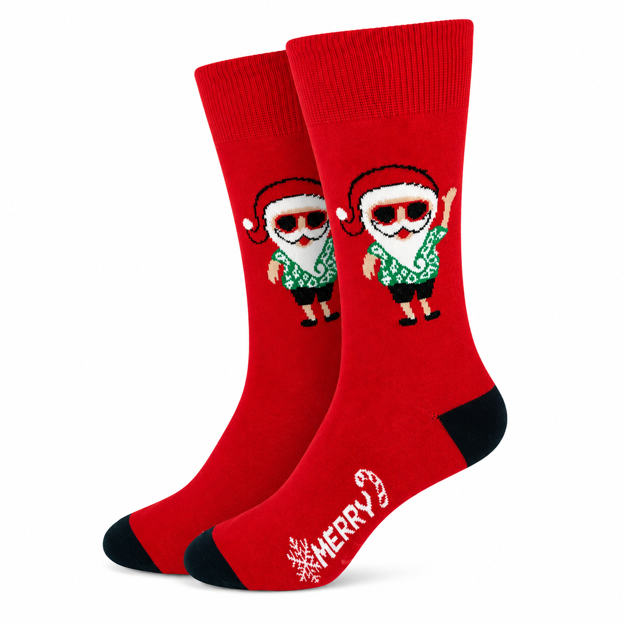 Calcetines Navideños Santa Claus Playero