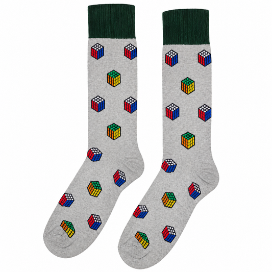 Calcetines Divertidos "Cubos Rubik"