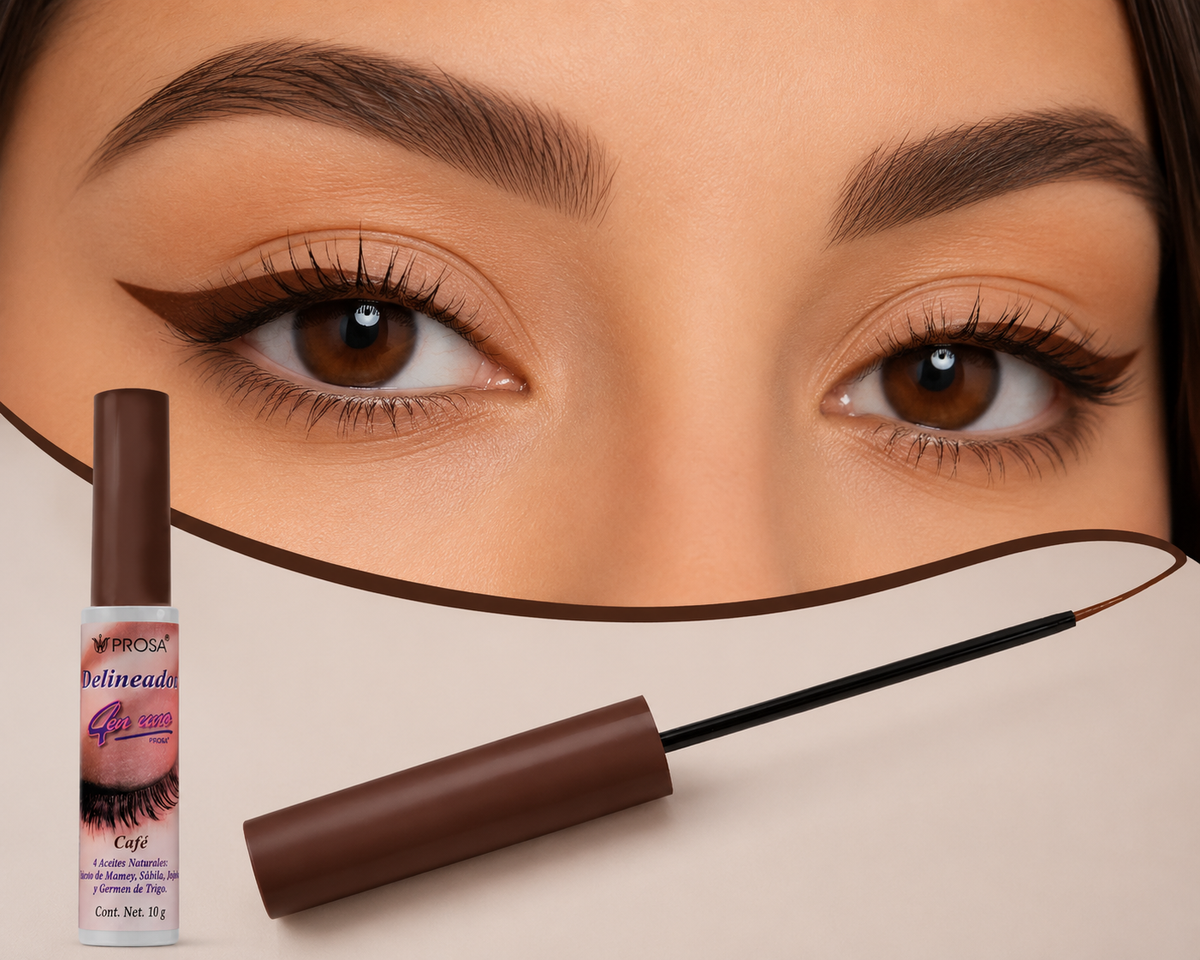Prosa Delineador de Ojos 4 en 1 Líquido Café 10 g