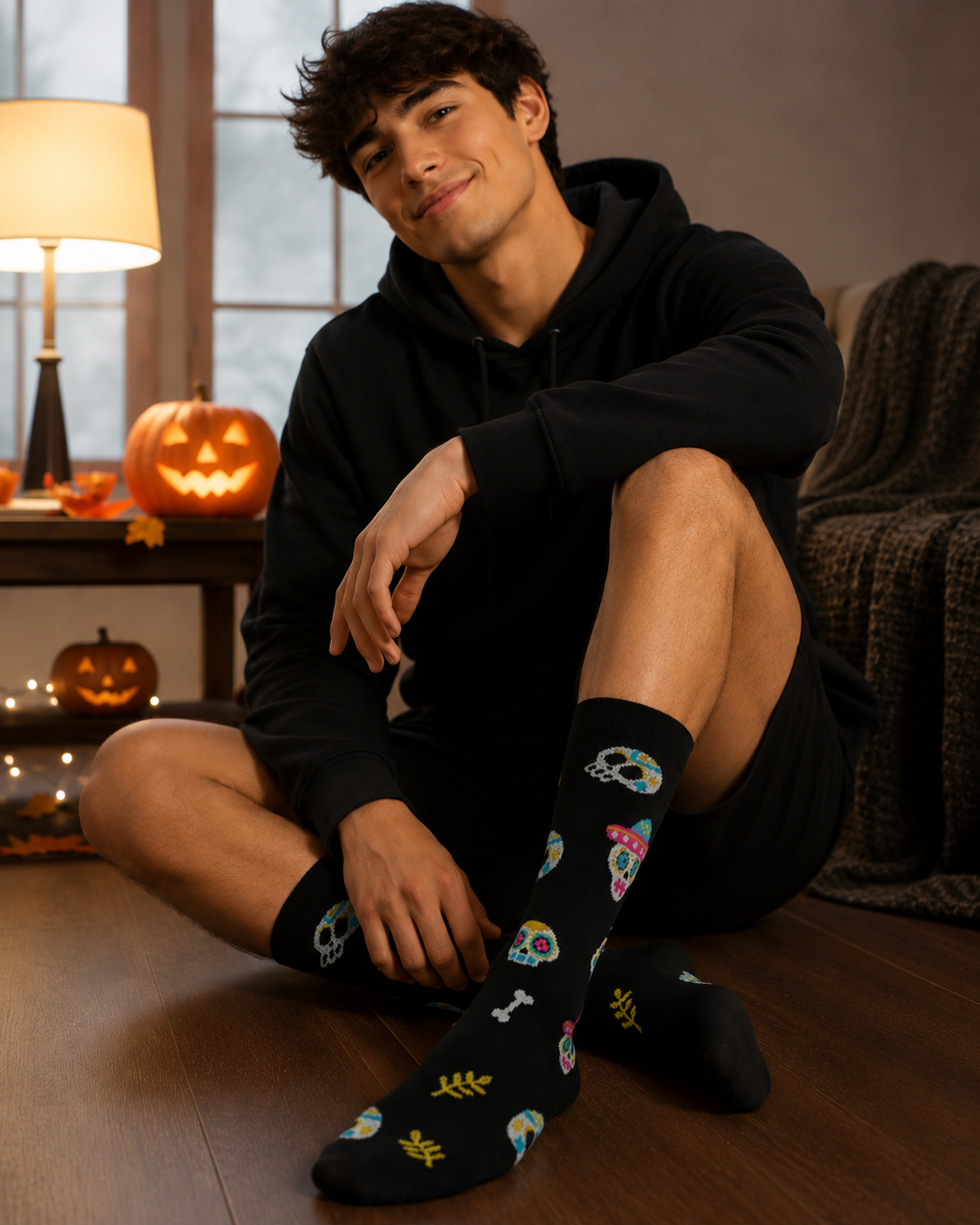 Calcetines Halloween "Calaveritas"