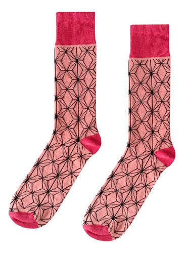 Calcetines Anime Demon Slayer Colores Moda Diseño Netzuko