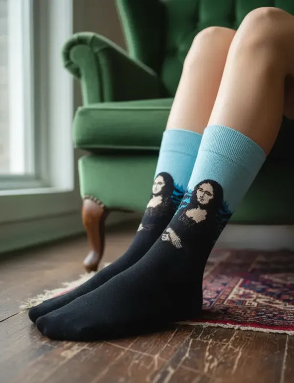 Calcetines Arte "La Monna Lisa"