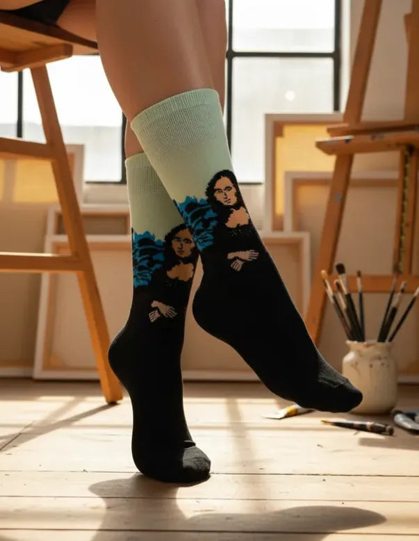 Calcetines Arte "La Monna Lisa"